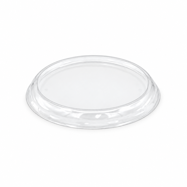 95mm Diameter Round Clear R-Pet Lids
