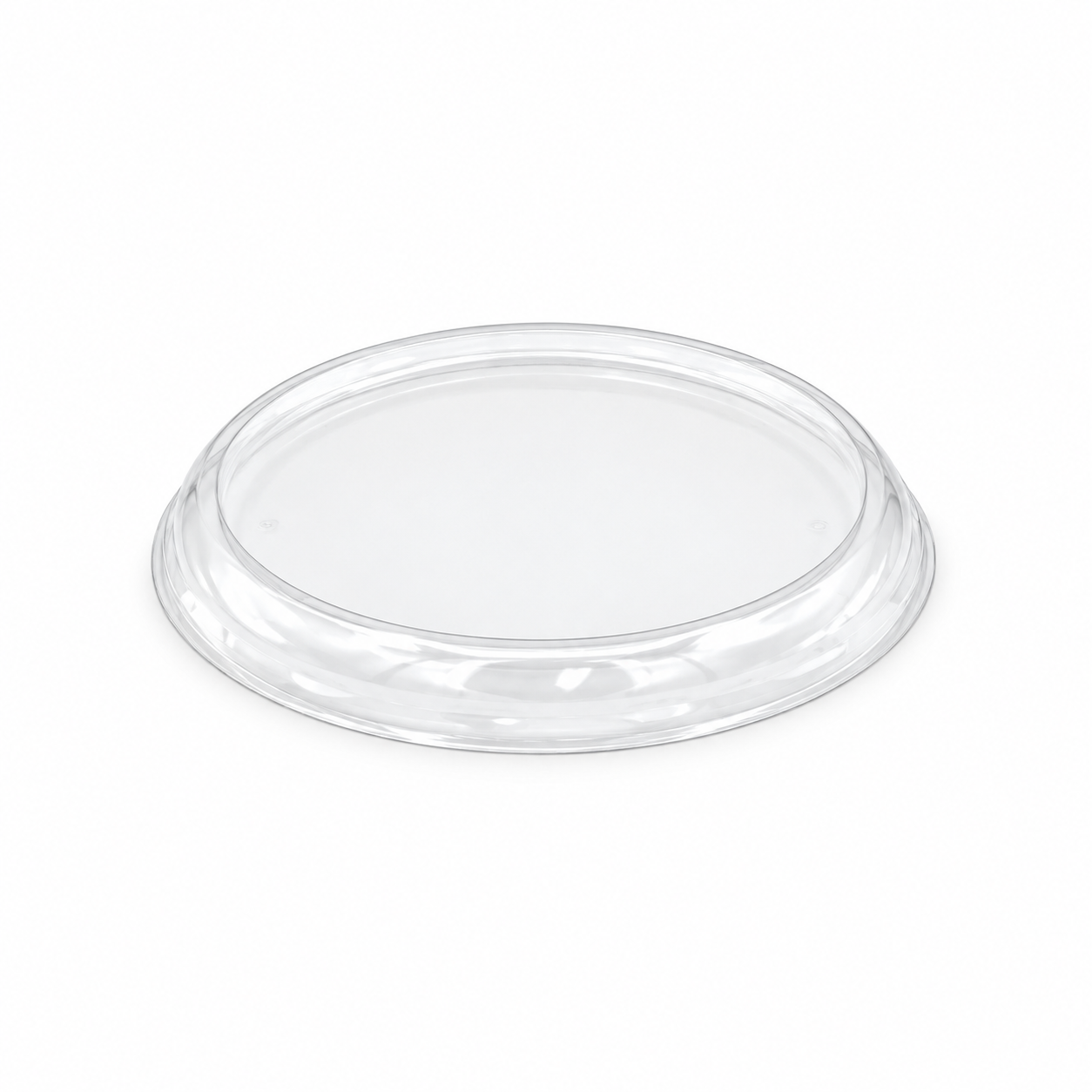 95mm Diameter Round Clear R-Pet Lids