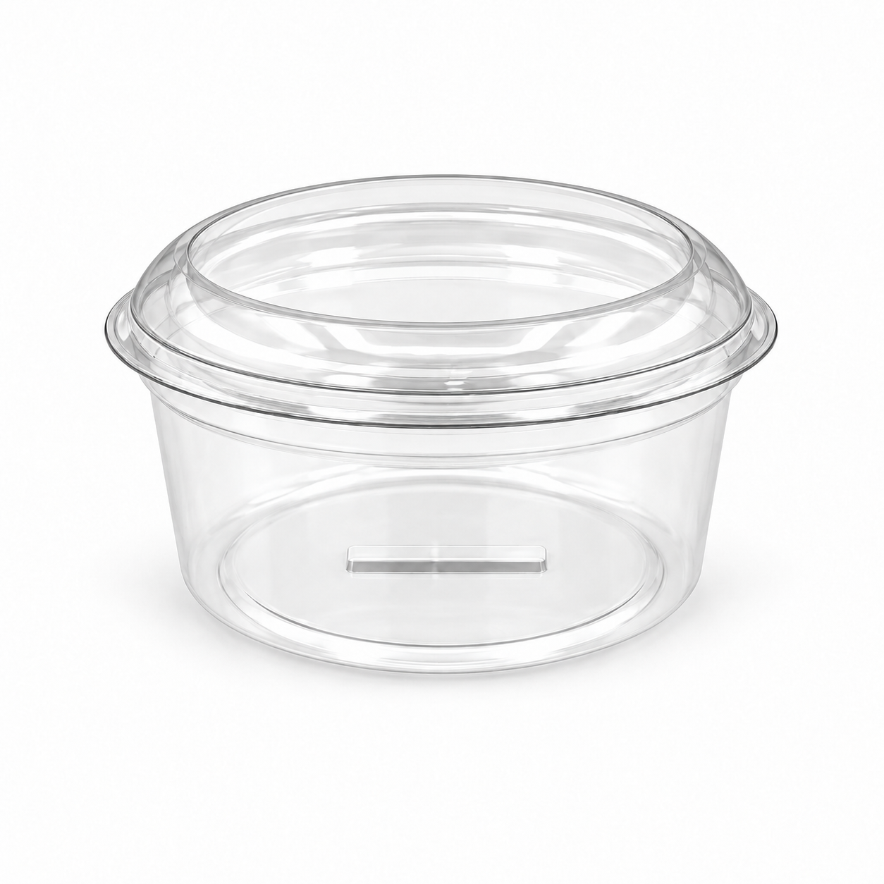 240ml Round 95mm Diameter Clear R-Pet Containers