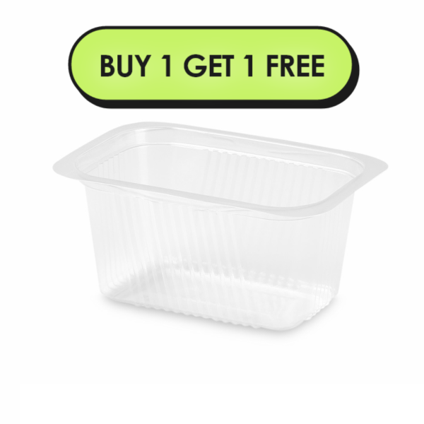 480ml 137x95x65mm Rectangular Top Seal Trays