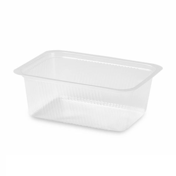 1250ml 190x137x70mm Large Rectangular Top Seal Trays