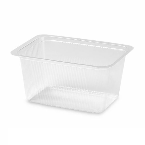 1600ml 190x137x95mm Large Rectangular Top Seal Trays