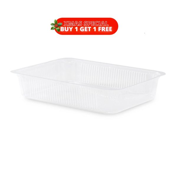 260x190x50mm 2000ml Rectangular Top Seal Tray