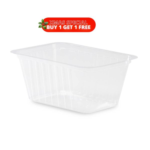 1500ml 190x137x85mm  Rectangular Top Seal Trays