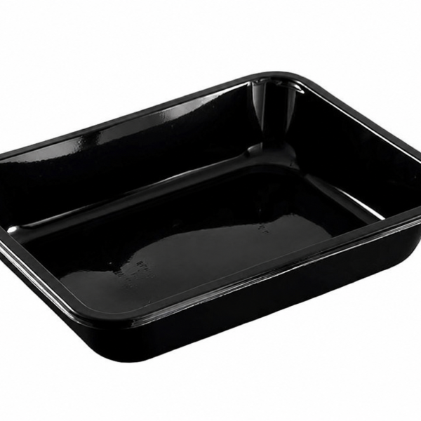 1235ml 227x178x43mm Black CPET Trays - dual ovenable