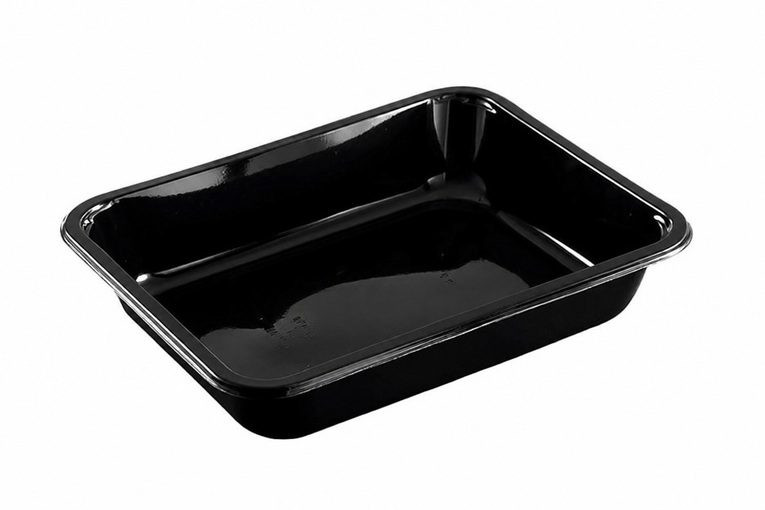 227x178x43mm 1235ml Black CPET Trays - dual ovenable