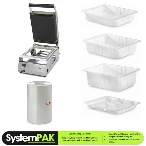 Large Manual Table Top Heat Sealing Machine Bundle