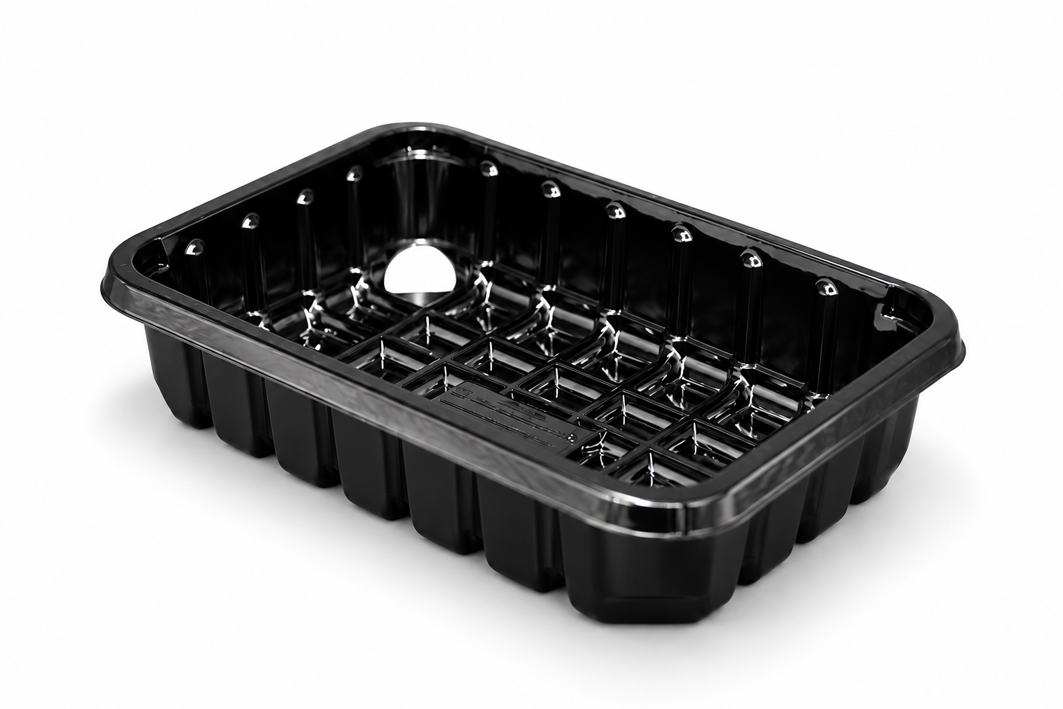 187 x 137mm Black MeatPAK Top Seal Trays | SystemPAK