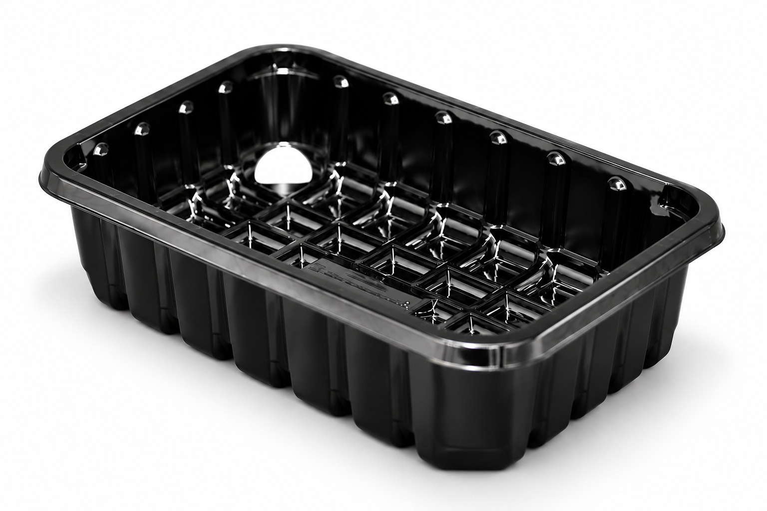 187 x 137mm Black MeatPAK Top Seal Trays | SystemPAK