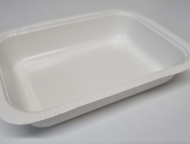 White Press Board Trays