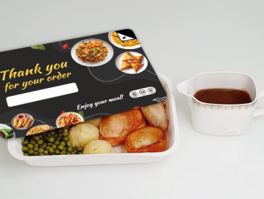Printed cardboard lids