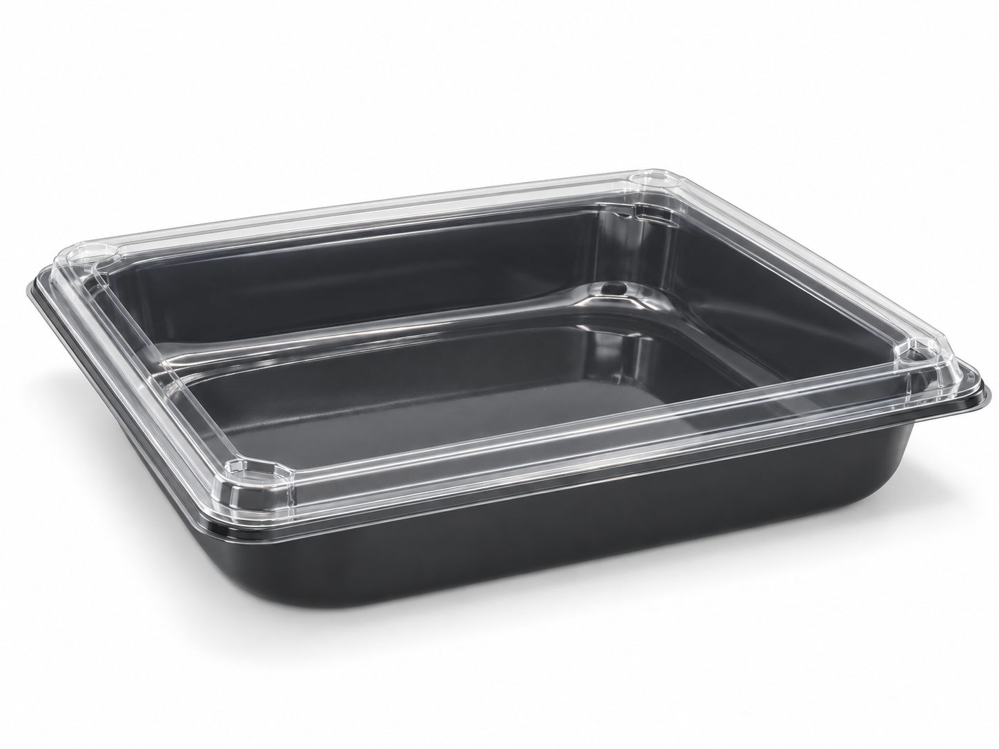 3330ml 325x265x50mm Black CPET Trays - dual ovenable