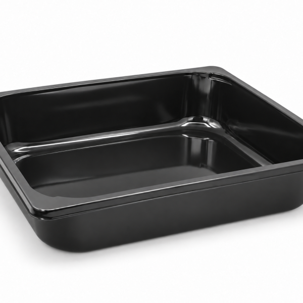 5200ml 325x265x80mm Black CPET Trays - dual ovenable