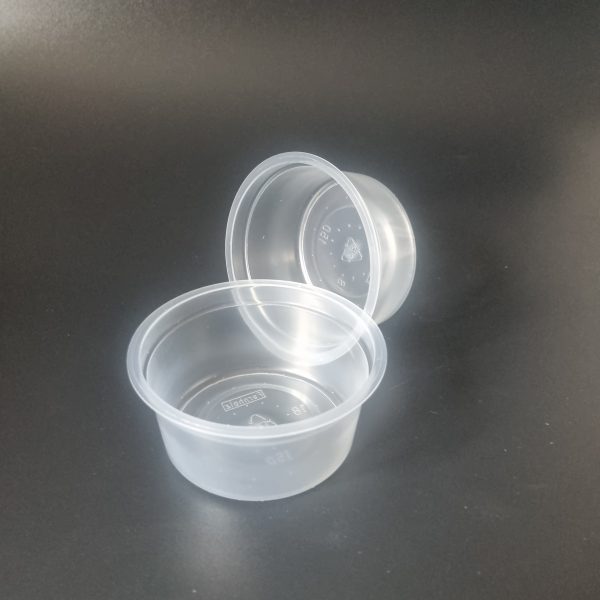 150ml Round 95mm Diameter Clear PP Containers