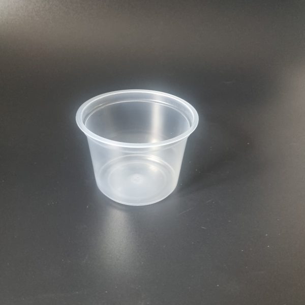 250ml Round 95mm Diameter Clear PP Containers