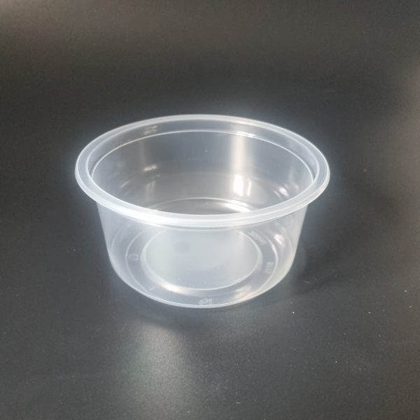 350ml Round 115mm Diameter Clear PP food Containers