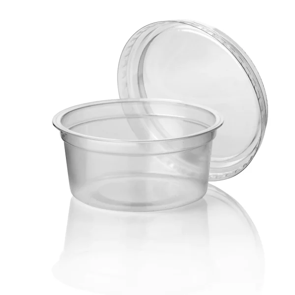 150ml Round 95mm Diameter Clear PP food Containers