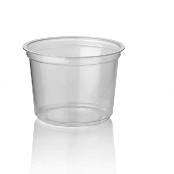 250ml Round 95mm Diameter Clear PP food Containers