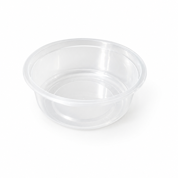 250ml Round 115mm Diameter Clear PP food Pots