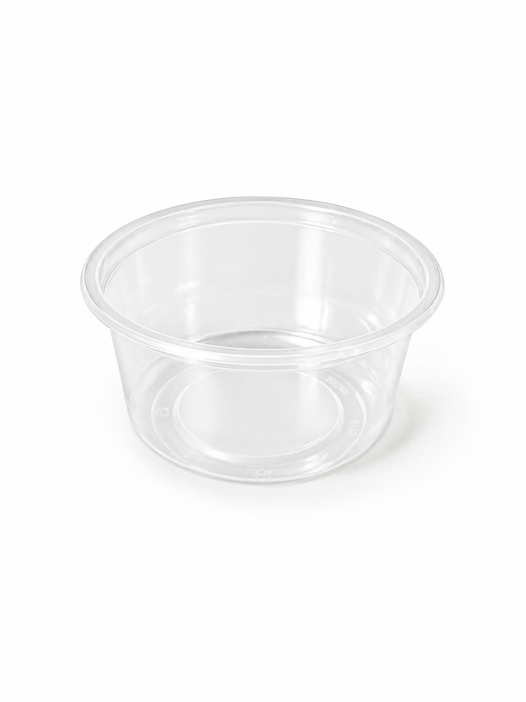 350ml Round 115mm Diameter Clear PP food Pots