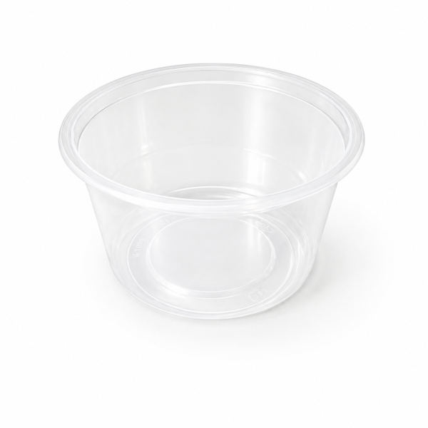 450ml Round 115mm Diameter Clear PP food Pots