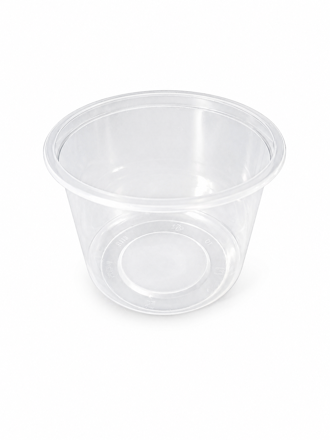 500ml Round 115mm Diameter Clear PP food Pots