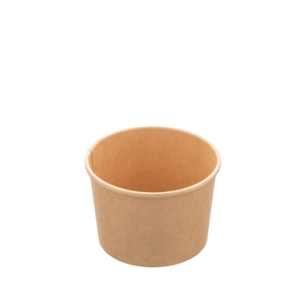 60ml 67mm Diameter round Kraft / PP lined Containers