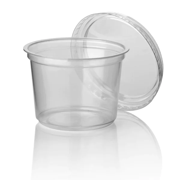 250ml Round 95mm Diameter Clear PP food Containers
