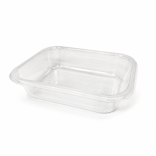 200x155x45mm 925ml Clear PP Food Trays - Microwaveable