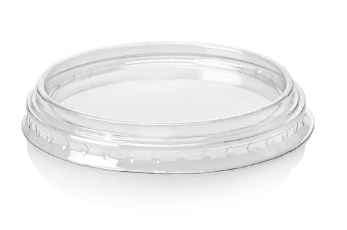 67mm PET Lids for 2oz Kraft Food Pots – Clear Plastic Lids